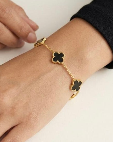 Black clover bracelet