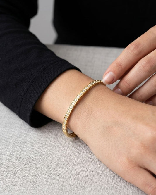 Linked Stone Cuff